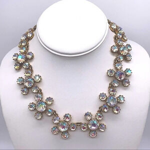 J. Crew AB Crystal Cluster Necklace